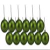 12 Pack 100mm 4" Lime Green Matte Ball Ornament with Wire view 1