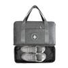 Waterproof Travel Bag Swimming Fitness Sport Running Clothes Shoes Organizer Women Men Luggage Portable Tidy Pouch Accessories (A Blue) view 3