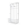 rff Coat Rack &Shelf Drinking Bedside Table/Fashion ins Wind Small Hanger/Bag Rack/Wall Hanging Household Bedroom Hanger (Color : C, Size : 40x16x76cm) view 1
