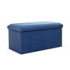 ZAIHW 191212 Inch Organizer Storage Bench Small Folding Cube Foot Stool,Storage Foot Rest for Chair with Large Space,end of Bed Storage Seat Maximum Load 150 Kg Well-Designed for Home view 1