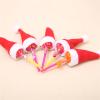 LLSDHA 30Pcs Christmas Santa Claus Lollipop Candy Cap,Drink Bottle Cap,Mini Christmas Candy Cap,New Year Gift (Color : Red) view 2