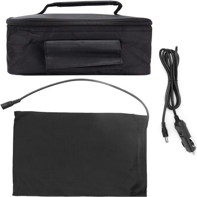12V 90W Portable Car Microwave, Electric Oven Fast Heating Picnic Box Car Food Warmer for Reheating & Food Cooking Trip Outdoor Work Camping