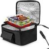 12V 90W Portable Car Microwave, Electric Oven Fast Heating Picnic Box Car Food Warmer for Reheating & Food Cooking Trip Outdoor Work Camping view 3