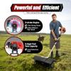 52cc Gas Power Brush Broom Sweeper Artificial Grass for Patios Driveways Street view 4