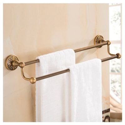 ZTBH Bathroom Hardware Sets Bath Hardware, Sets Towel Rack, Paper Holder, Toilet Brush Holder, Hooks Bathroom Hardware Towel Set (Color : Towel bar 2)