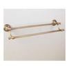 ZTBH Bathroom Hardware Sets Bathroom Bath Hardware Sets, Towel Rack, Paper Holder Bathroom Hardware Towel Set (Color : Double Towel bar) view 1