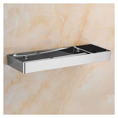 ZTBH Bathroom Hardware Sets Bathroom Hardware Set, Corner Shelf, Towel Rack, Toilet Brush Holder Bathroom Hardware Towel Set (Color : Bath Shelf 40cm)