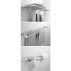ZTBH Bathroom Hardware Sets Bathroom Hardware Set, Corner Shelf, Towel Rack, Toilet Brush Holder Bathroom Hardware Towel Set (Color : Bath Shelf 40cm) view 4
