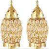 Golden Drops Set of 2 Akhand Jyot Brass Diya Lighting Lump Religious Item Diwali Durga Pooja Purpose Lamp with Borosilicate Glass Cover view 1