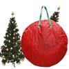 Flueyer Holiday Christmas Wreath Storage Bag, 25 Christmas Wreath Storage Container 420D Oxford Cloth Artificial Wreath Storage Box for Wreaths and Other Objects view 3