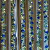 4 Pack (32FT) Artificial Rose Vine Fake Flowers Garland Hanging Silk Rose Ivy Plants Vine for Wedding Arch Party Garden Home Bedroom Office Wall Aesthetic Art Dcor (Royal Blue) view 3