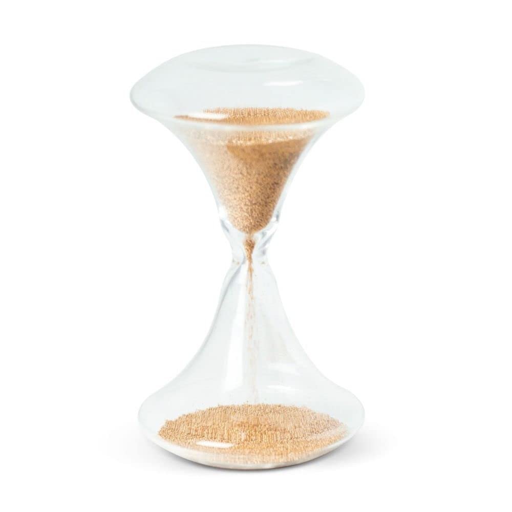 Bey-Berk Mona Electroplated Bead Sand Timer Gold