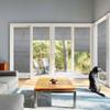 Biltek Blackout Roman Shades, Gray, Window Blinds Inside/Outside Mount Thermal Washable Fabric Easy Install 27" W x 64" H view 1