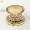 Engraved Design Diya Lamp - Brass view 2
