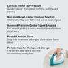 Panasonic Cordless Iron, Portable 360-Degree Freestyle Dry/Steam Iron with Precision Tips and Stainless Steel Soleplate, Anti-Calc and Anti-Drip, Power Base and Carrying/Storage - NI-QL1000G (Teal) view 2