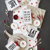 Santa Barbara Design Studio Holiday Cardboard Book Gift Set, 4-Piece, Eat Drink and Be Merry - Charcuterie Forks view 4