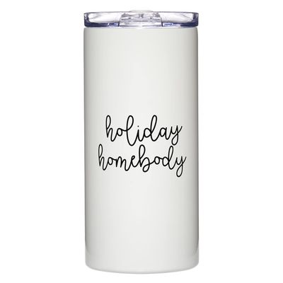 Santa Barbara Design Studio Holiday Stainless Steel Travel Tumbler, 16-Ounce, Homebody