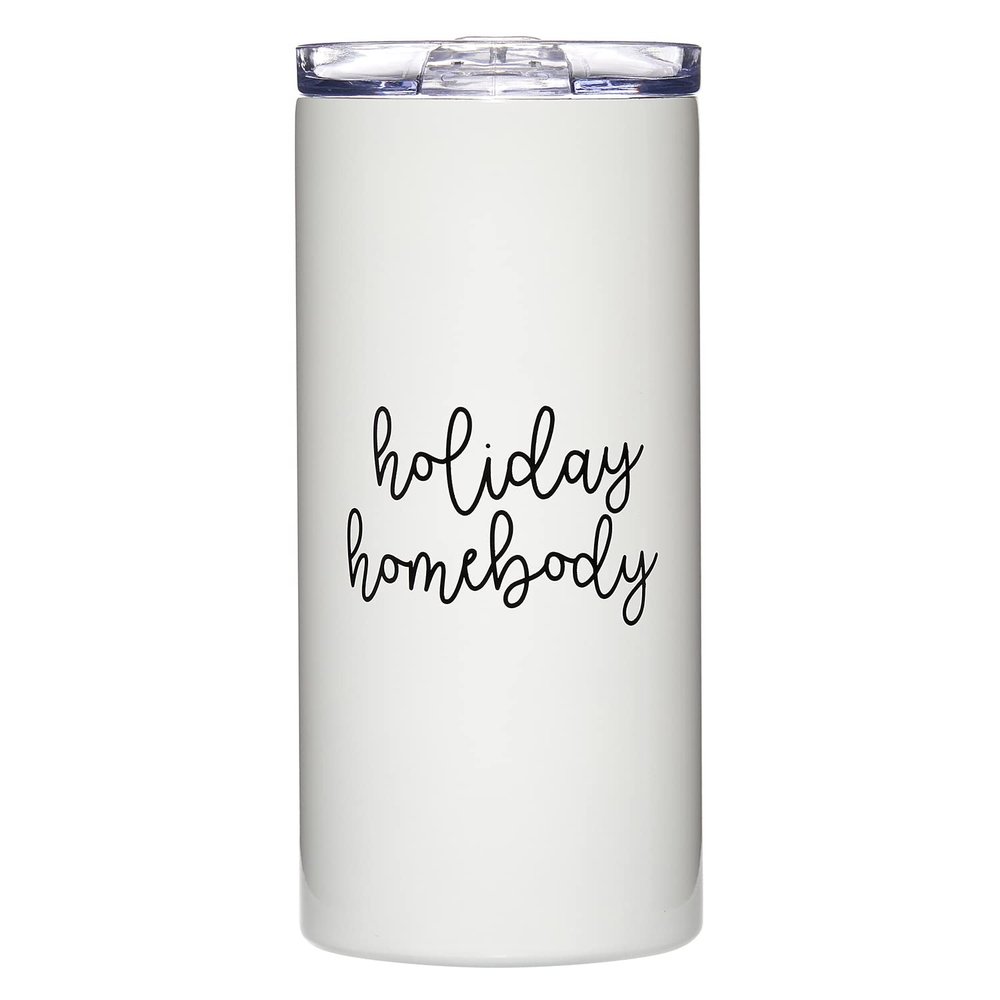 Santa Barbara Design Studio Holiday Stainless Steel Travel Tumbler, 16-Ounce, Homebody