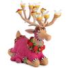 MACKENZIE-CHILDS Patience Brewster Dash Away Figurine, Christmas Home Decor, Sitting Donna Reindeer view 1