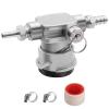 Dbgogo Low Profile Keg Coupler, 304 Stainless Steel D System Keg Coupler Space Saving Twist-Activated Homebrew Sankey Keg Tap with Safety Pressure Relief Valve and Connection Tape and Hose Clamp view 1