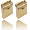[12 PACK] Islamic Favor Mini Holy Quran leather Bag car hanger Islamic Wedding Favors-Islamic Wall Art Islamic Decor Ayatul Kursi Ramadan Decor Ramadan Favor Fast Delivery-Islamic Gifts 123 (12, Gold) view 1