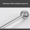 SagaSave 8PCS Curtain Rod Ceiling-Mount Bracket, Stainless Steel Wardrobe Tube Support Bracket Clothes Hanging Rod Holder Wardrobe Tube Support Bracket Clothes Hanging Rod Holder with Screws(63-16mm) view 4