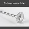 SagaSave 8PCS Curtain Rod Ceiling-Mount Bracket, Stainless Steel Wardrobe Tube Support Bracket Clothes Hanging Rod Holder Wardrobe Tube Support Bracket Clothes Hanging Rod Holder with Screws(66-19mm) view 4