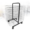 Drying Rack, 26-Shelf Mobile Art Drying Rack with Wire Shelves for Works of Art, Black Powder Coated Finish, Drying & Print Racks, Ideal for Schools and Art Clubs view 1