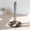 XIXIDIAN Paper Towel Holder,Paper Towel Holder Countertop Stand,Easy Tear by One-Handed,Kitchen Paper Towel Holders with Heavy Duty Base view 4