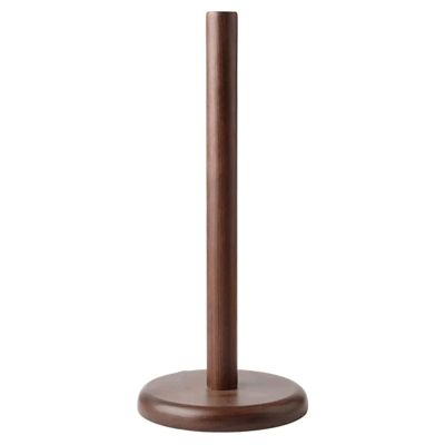 XIXIDIAN Paper Towel Holder,Kitchen Paper Hanger Rack Bathroom Towel Roll Stand Organizer Simply Standing Countertop Wooden Paper Roll Holder for Cabinet Room Bedroom (Color : Brown)
