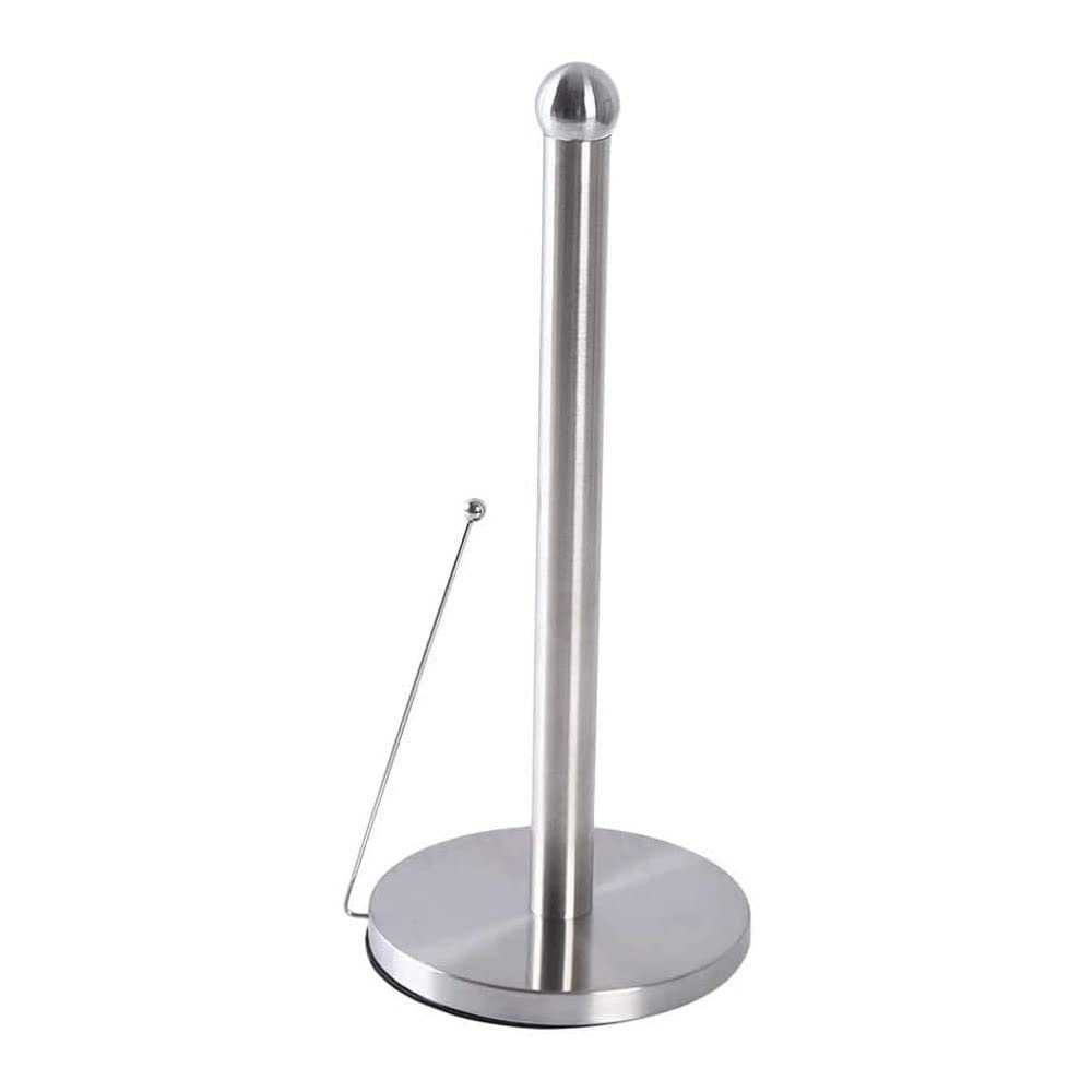 XIXIDIAN Paper Towel Holder,Stainless Steel Standing Paper Towel Organizer Roll Dispenser for Kitchen Countertop Home Dining Table