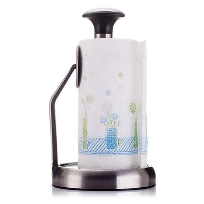 XIXIDIAN Paper Towel Holder,Paper Towel Holder Countertop,Stainless Steel Standing Paper Towel Holder,Paper Towel Holders for Kitchen Dining Table Home Decor