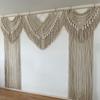 Macrame Wedding Backdrop, Bohemian Curtain, Rustic Wedding Decor, Boho Decoration Wall Arch, Macrame Large Curtain view 1