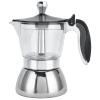 4 Cup Stainless Steel Stovetop Espresso Maker, 200ml/6.8oz Pot, Mocha Coffee Maker view 1