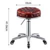XZSBDXHH Round Rolling Stool Chair PU Leather Height Adjustable 41-56cm Swivel 360 Drafting Work SPA Shop Salon Stools with Wheels for Bar Office Massage Stools Task Chairs view 2