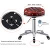 XZSBDXHH Round Rolling Stool Chair PU Leather Height Adjustable 41-56cm Swivel 360 Drafting Work SPA Shop Salon Stools with Wheels for Bar Office Massage Stools Task Chairs view 3