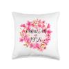 Women 64 Year Old Fabulous Since 1958 Happy 64th Birthday Throw Pillow view 1