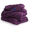 1pc Plum Purple Fleece Blanket Twin-Twin XL Size All Season Modern Shabby Chic Bedding Appealing Reversible Woven Silky Smooth Texture Design Perfect Wrinkle Free Anti-Pilling Luxurious-Warmth Piece view 2