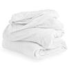 HNU 1pc Ice White Fleece Blanket Full-Queen Size All Season Modern Shabby Chic Bedding Appealing Reversible Woven Silky Smooth Texture Design Perfect Wrinkle Free Anti-Pilling Luxurious-Warmth Piece view 2