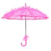 Lace Parasol, Wedding Umbrella Decorative Umbrella Handicraft Lace Umbrella 22.2x22.2in for Weddings, Party Decorations, Concerts (Rose red) view 1