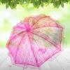Lace Parasol, Wedding Umbrella Decorative Umbrella Handicraft Lace Umbrella 22.2x22.2in for Weddings, Party Decorations, Concerts (Rose red) view 3