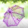 Lace Parasol, Wedding Umbrella Decorative Umbrella Handicraft Lace Umbrella 22.2x22.2in for Weddings, Party Decorations, Concerts (Purple) view 3