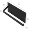 XIXIDIAN Paper Towel Holders for KitchenPaper Towel Holder Under Cabinet,Paper Towel Holder Wall Mount Self Adhesive or Drilling for Big Paper Towel view 2