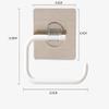 XIXIDIAN Paper Towel Holder-Under Cabinet Paper Towel Holder for Kitchen,Adhesive Paper Towel Roll Rack for Bathroom Towel,Wall Mounted Paper Towel Rack view 2