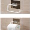 XIXIDIAN Paper Towel Holder-Under Cabinet Paper Towel Holder for Kitchen,Adhesive Paper Towel Roll Rack for Bathroom Towel,Wall Mounted Paper Towel Rack view 3
