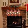 ARCHCRTC 6 Pcs Christmas Stocking Holders Mantel Hook Hangers Fireplace Hooks Hanger Christmas Stocking Hook Fireplace Hanger Grip for Christmas Party Decorations (Black, 6) view 4