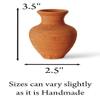 Biblical Herodian Clay Oil Lamp with Jar - Authentic Terracotta Replica from Holy Land Archaeological Finds - Handmade Christian & Jewish Faith Artifact view 4