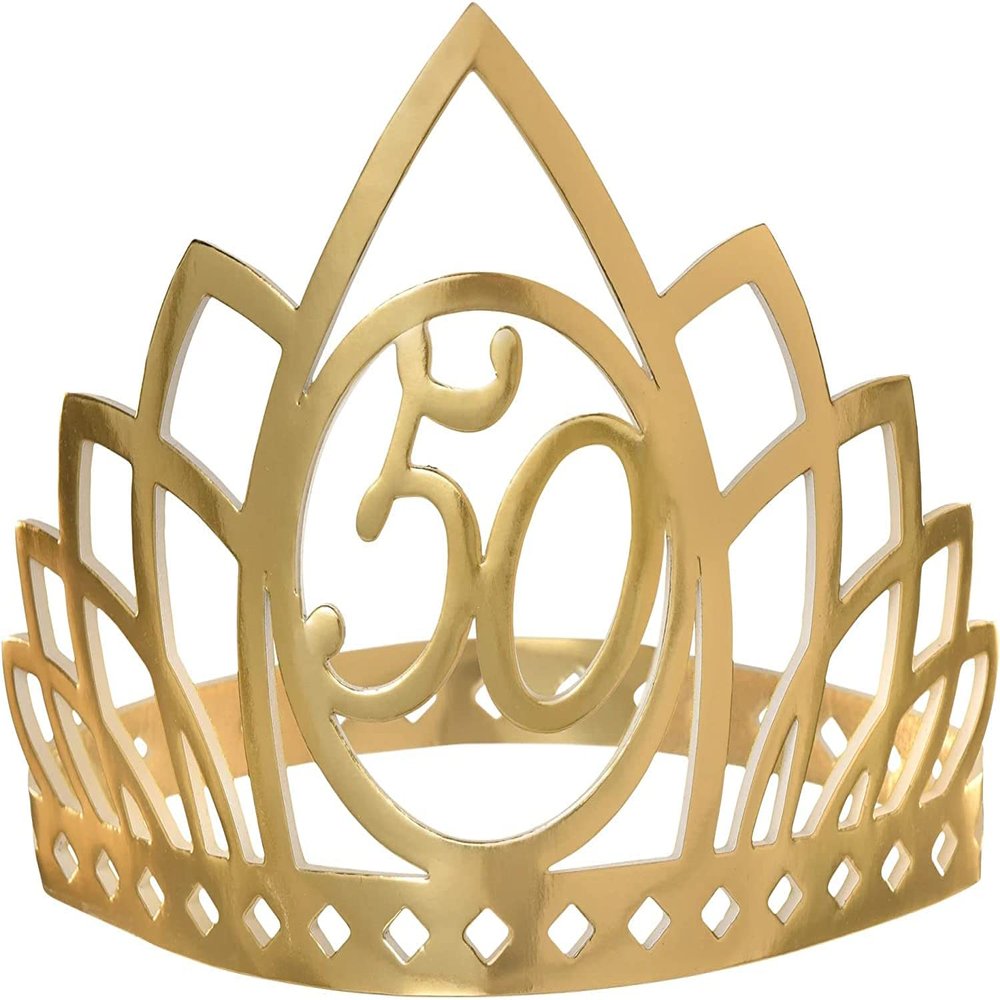 Golden Age Birthday 50th Crown