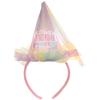 Chic Pastel Party Cone Hat Headband - 10" x 7" (1 Pc.) - Premium Quality Material, Stylish & Unique Design - Perfect for Birthday Celebrations view 1