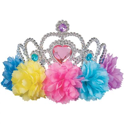 Amscan Elegant Birthday Tiara - 4.5" x 3.5" (1 Pc.) - Premium Quality Party Accessory - Unique, Stylish & Comfortable Crown - Perfect for Birthday Celebrations, Pastel Color